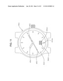 Timepiece with calendar mechanism including first date indicator and     second date indicator diagram and image