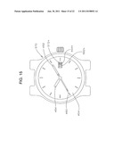 Timepiece with calendar mechanism including first date indicator and     second date indicator diagram and image