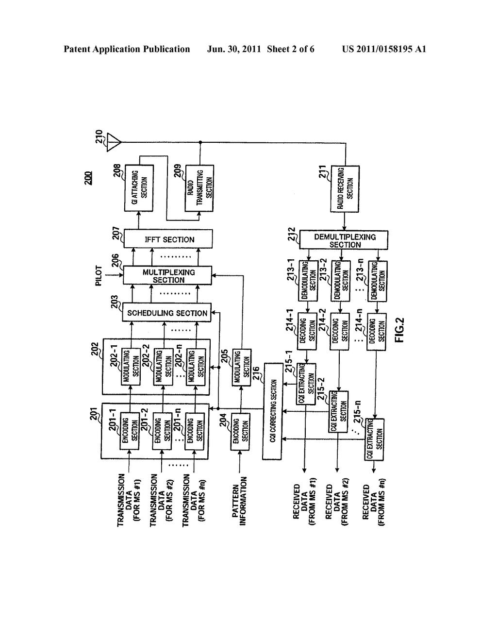 WIRELESS COMMUNICATION BASE STATION DEVICE AND CQI REPORT METHOD - diagram, schematic, and image 03