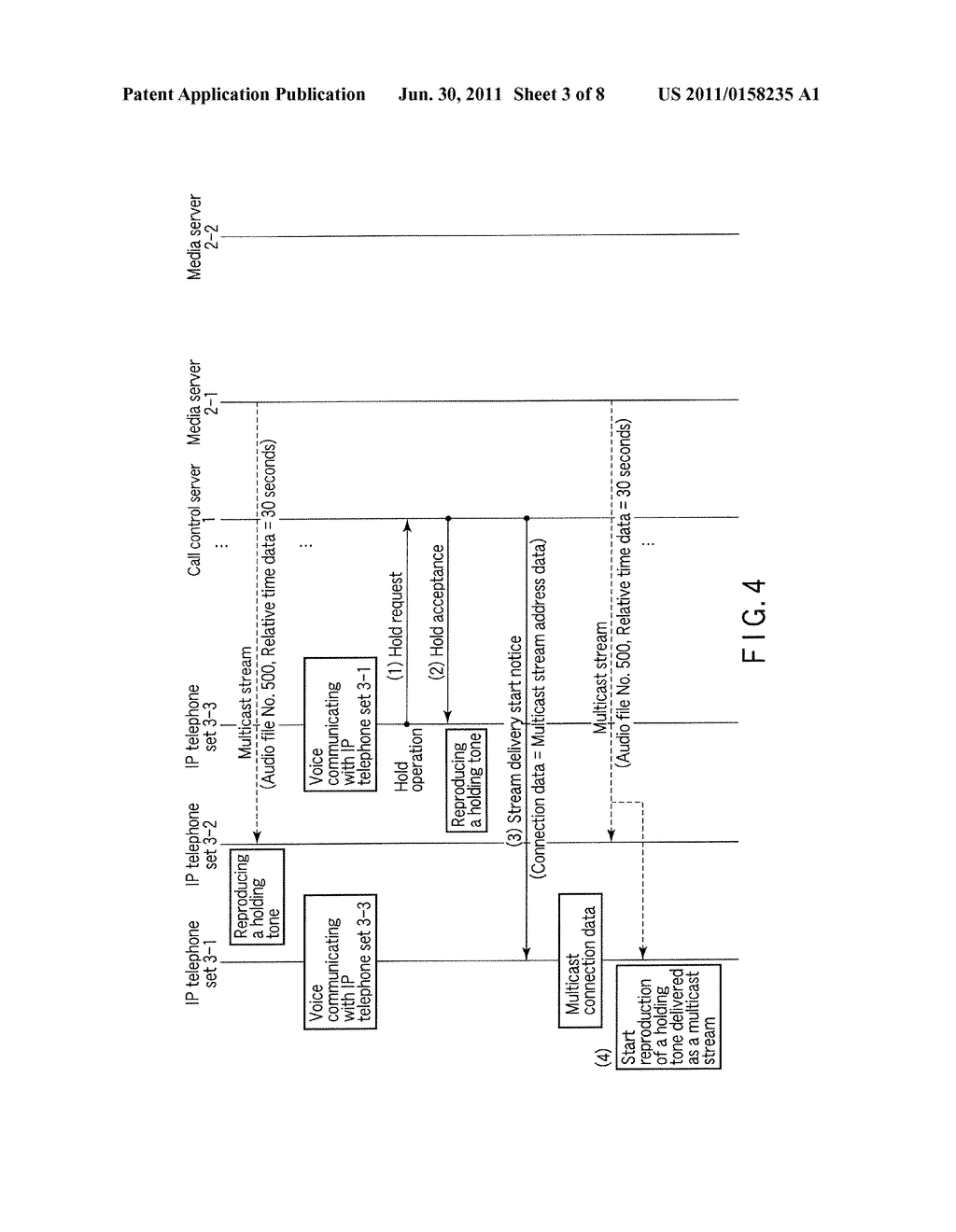 STREAM DELIVERY SYSTEM, CALL CONTROL SERVER, AND STREAM DELIVERY CONTROL     METHOD - diagram, schematic, and image 04