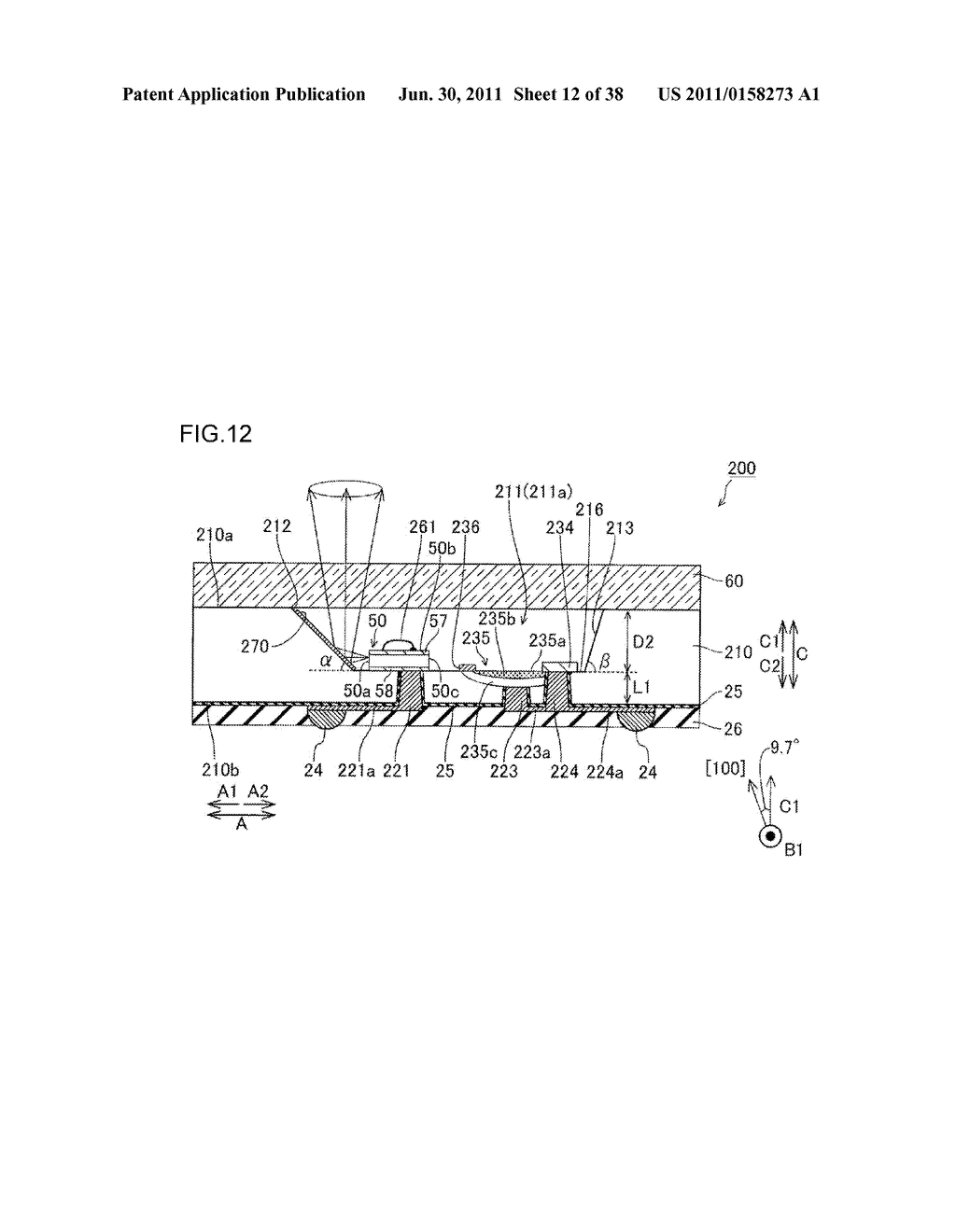 SEMICONDUCTOR LASER DEVICE, OPTICAL PICKUP DEVICE AND SEMICONDUCTOR DEVICE - diagram, schematic, and image 13