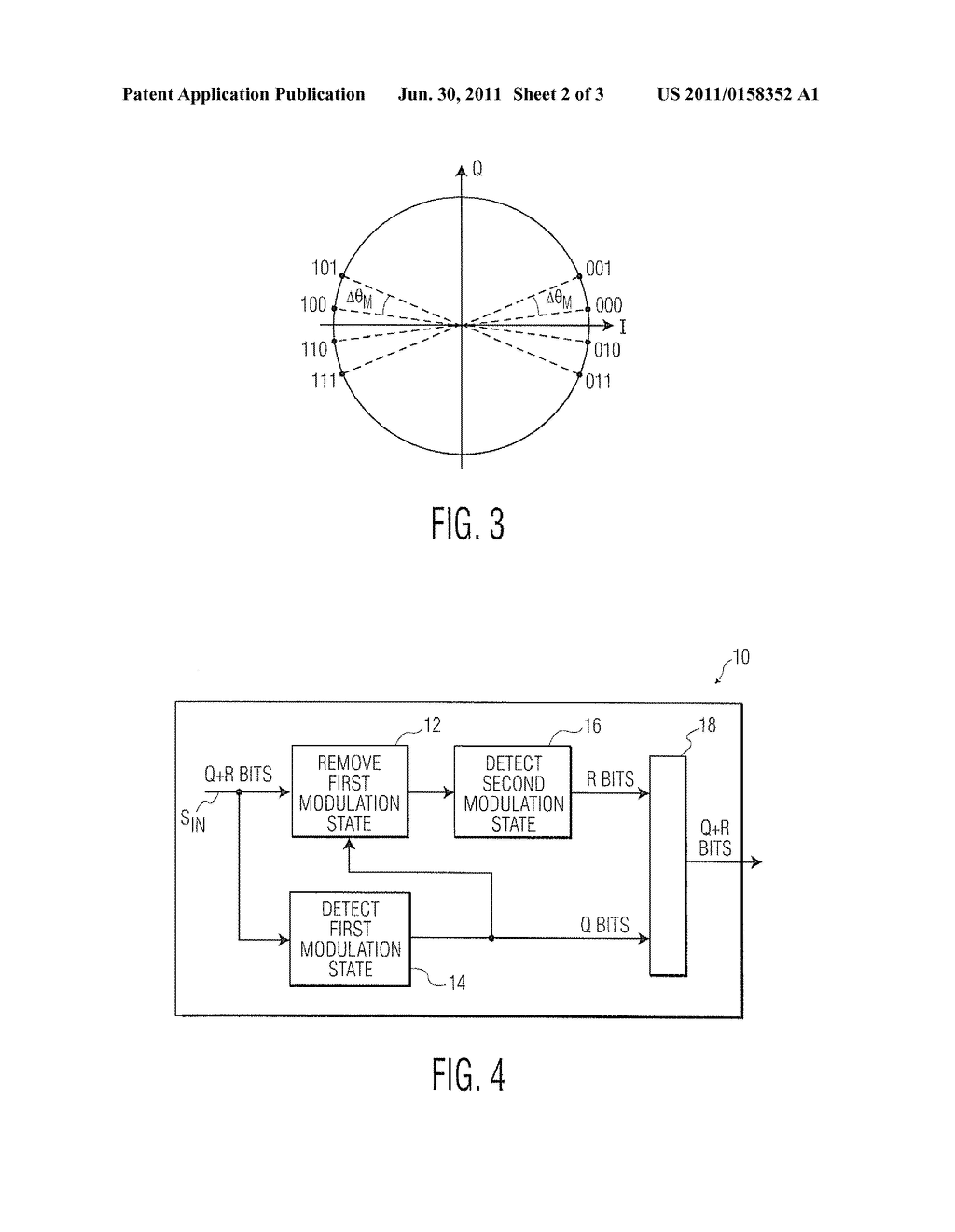 APPARATUS AND METHOD OF MULTI-STAGE HIGH BIT PER SYMBOL ANALOG     DEMODULATION - diagram, schematic, and image 03
