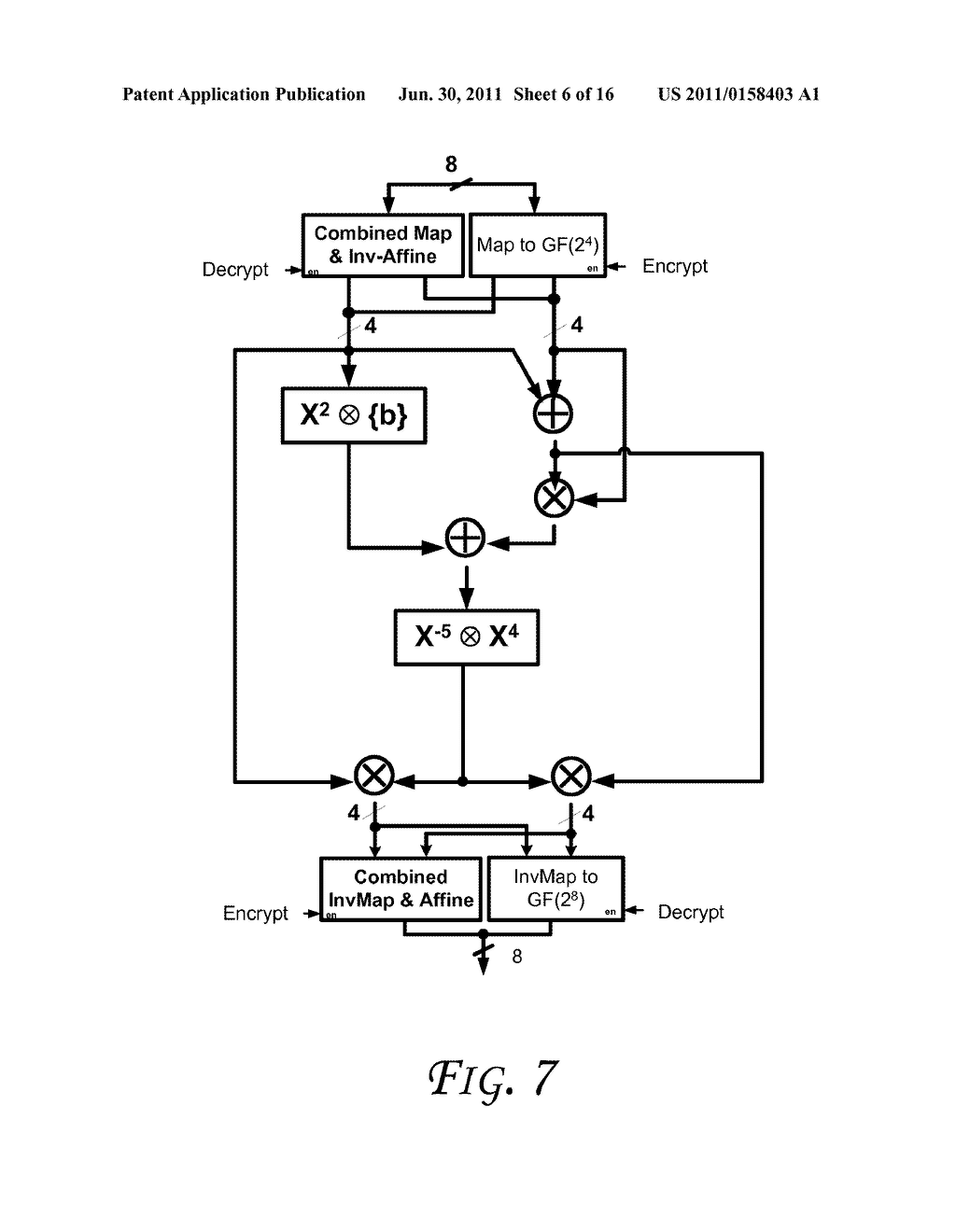 ON-THE-FLY KEY GENERATION FOR ENCRYPTION AND DECRYPTION - diagram, schematic, and image 07