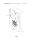 DIPOLE LOUDSPEAKER WITH ACOUSTIC WAVEGUIDE diagram and image