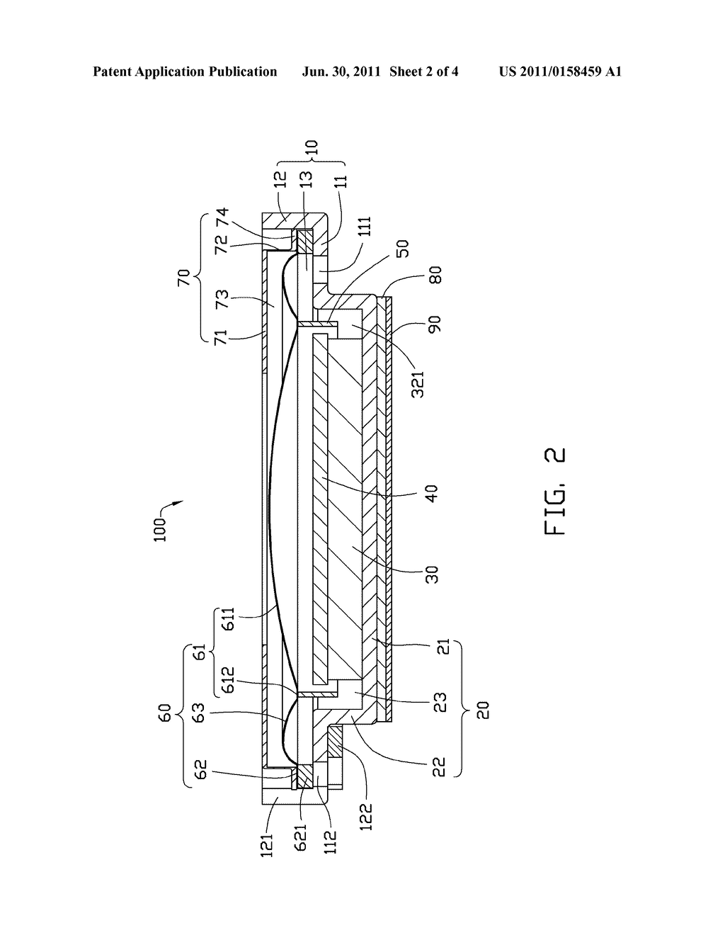 LOUDSPEAKER AND ELECTRONIC DEVICE INCORPORATING THE SAME - diagram, schematic, and image 03