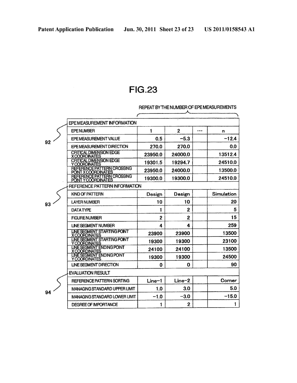 SAMPLE DIMENSION INSPECTING/MEASURING METHOD AND SAMPLE DIMENSION     INSPECTING/MEASURING APPARATUS - diagram, schematic, and image 24