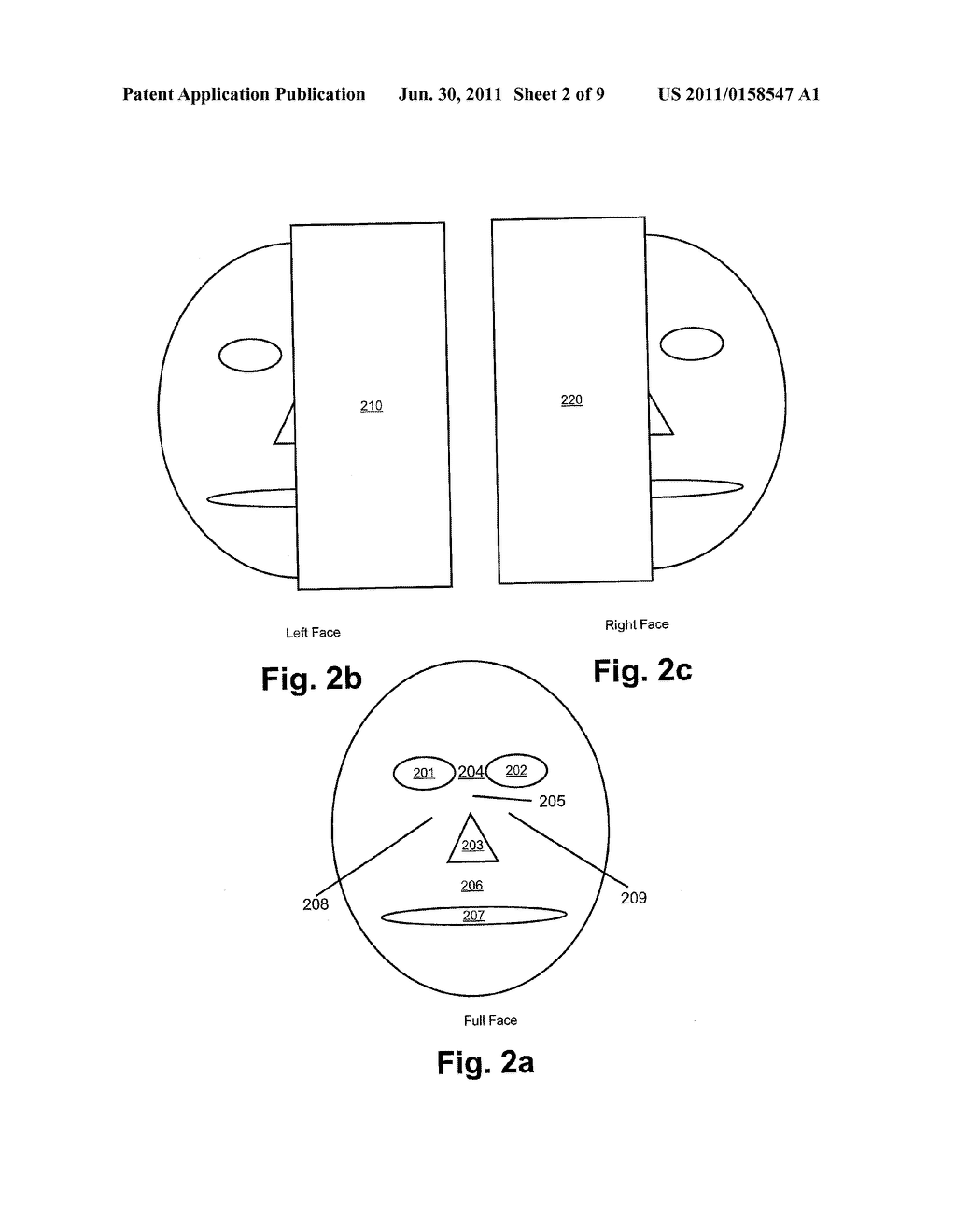 METHODS AND APPARATUSES FOR HALF-FACE DETECTION - diagram, schematic, and image 03