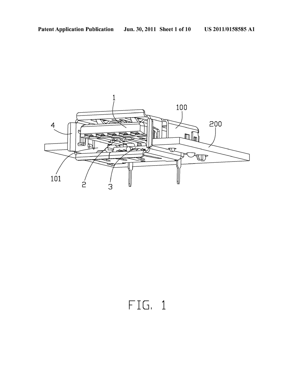 PHOTOELECTRIC CONNECTOR ASSEMBLY WITH A LENS MEMBER HAVING LENSES AT     OPPOSITE FACES THEREOF - diagram, schematic, and image 02