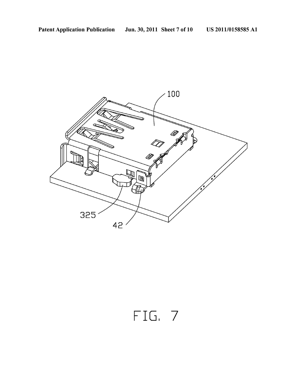 PHOTOELECTRIC CONNECTOR ASSEMBLY WITH A LENS MEMBER HAVING LENSES AT     OPPOSITE FACES THEREOF - diagram, schematic, and image 08