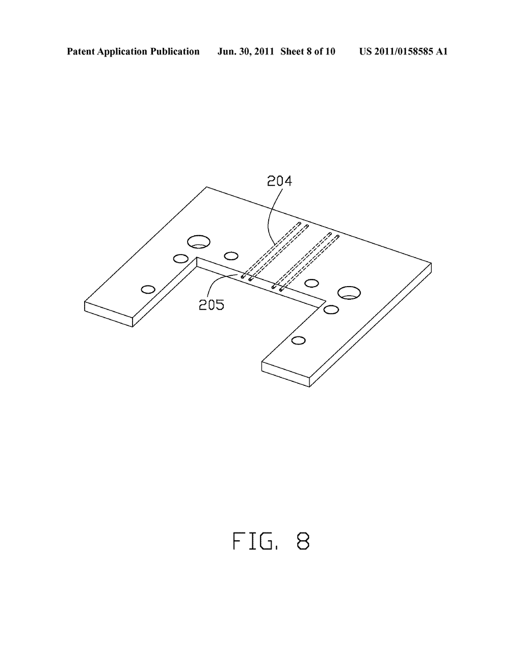 PHOTOELECTRIC CONNECTOR ASSEMBLY WITH A LENS MEMBER HAVING LENSES AT     OPPOSITE FACES THEREOF - diagram, schematic, and image 09