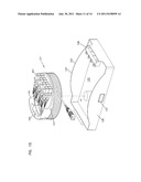 FIBER OPTIC ENCLOSURE WITH INTERNAL CABLE SPOOL diagram and image