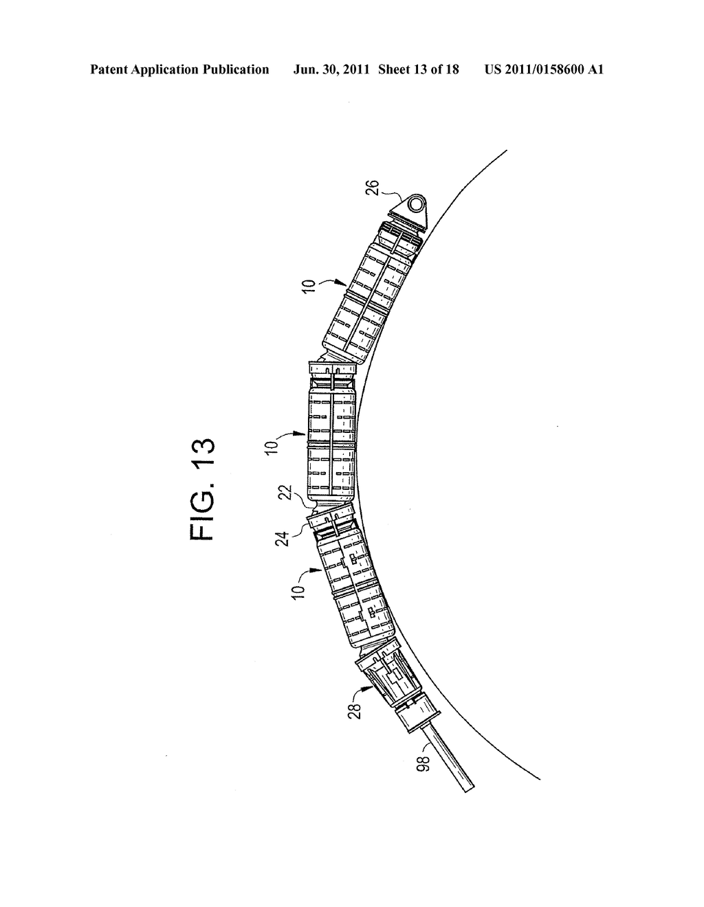 MODULAR, RESEALABLE FIBER OPTIC HIGH FIBER COUNT PACKAGING - diagram, schematic, and image 14