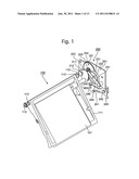 MIRROR DRIVE APPARATUS INCORPORATING A BRAKE MECHANISM OF AN SLR CAMERA diagram and image