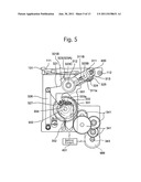 MIRROR DRIVE APPARATUS INCORPORATING A BRAKE MECHANISM OF AN SLR CAMERA diagram and image