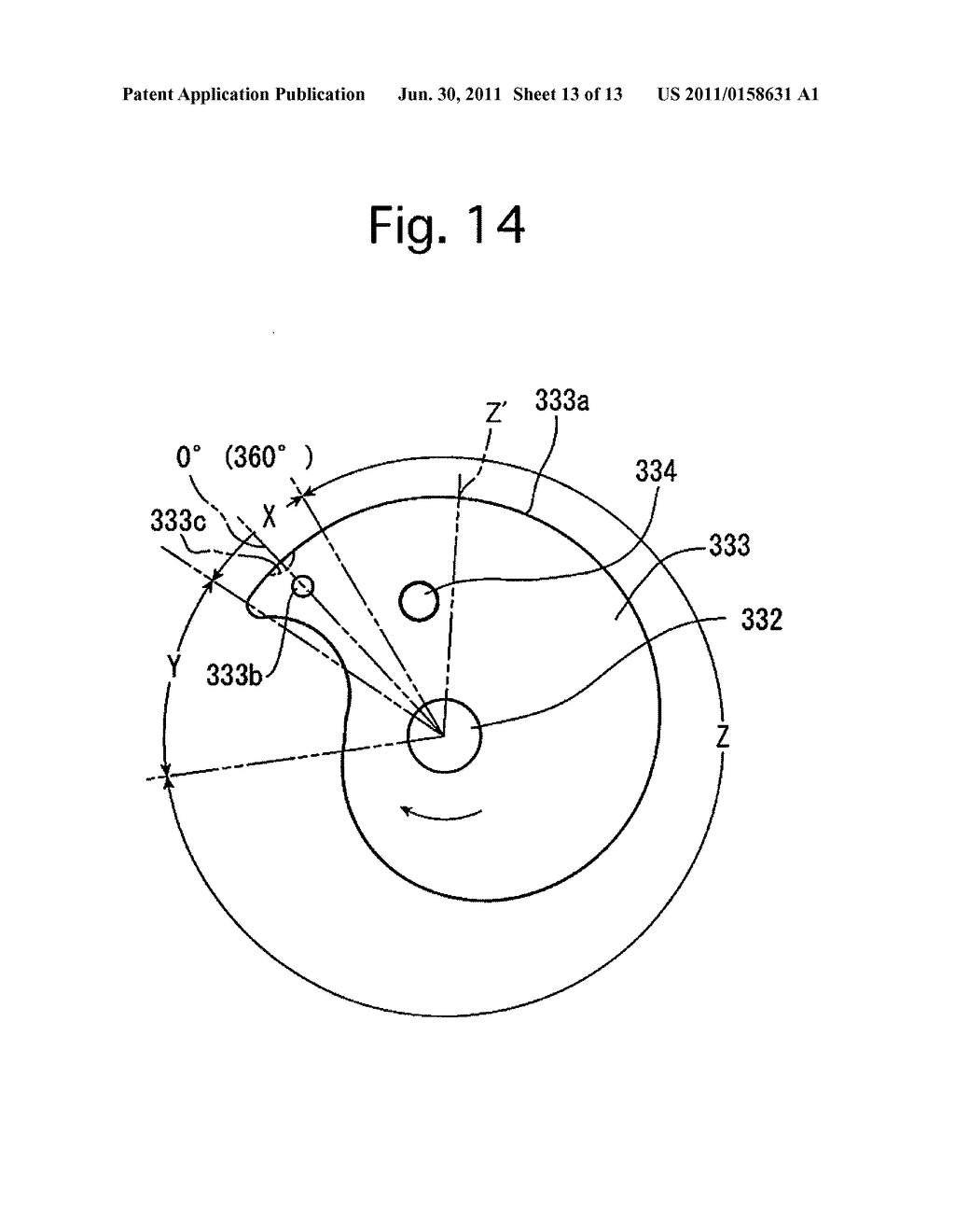 MIRROR DRIVE APPARATUS INCORPORATING A BRAKE MECHANISM OF AN SLR CAMERA - diagram, schematic, and image 14