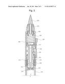 PENCIL-SHAPED COSMETIC CONTAINER diagram and image