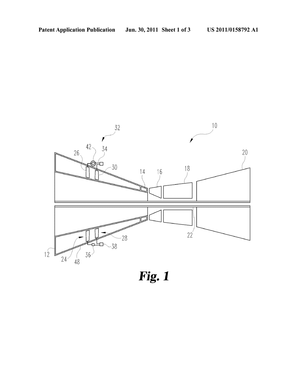 ENGINE AND VANE ACTUATION SYSTEM FOR TURBINE ENGINE - diagram, schematic, and image 02