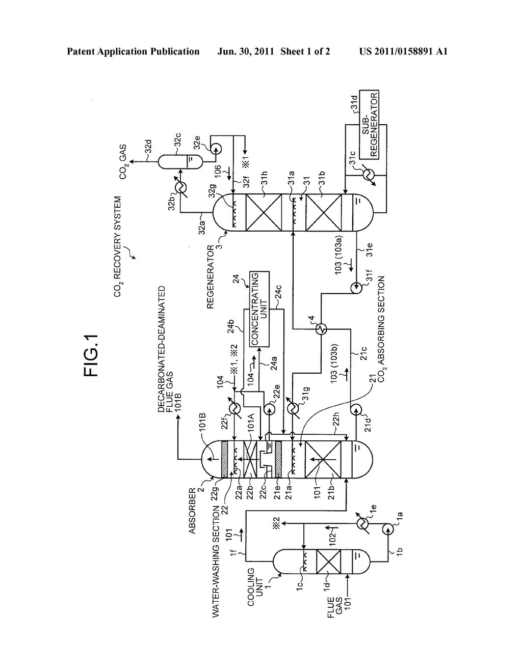 CO2 RECOVERY SYSTEM AND CO2 RECOVERY METHOD - diagram, schematic, and image 02