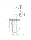 COATING DEVICE AND COATING METHOD HAVING A CONSTANT DIRECTING AIR     TEMPERATURE diagram and image