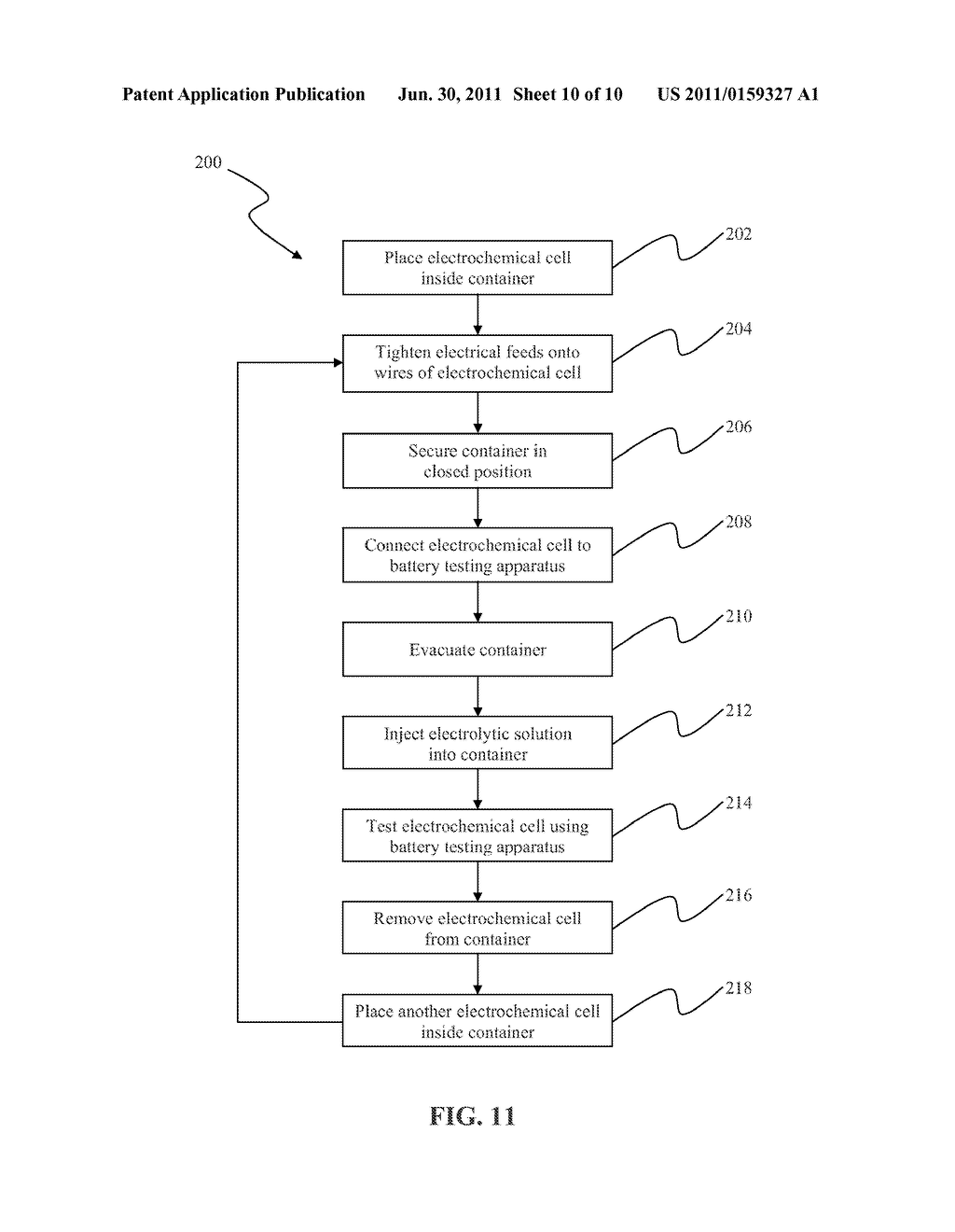 REUSABLE ELECTROCHEMICAL CELL TEST FIXTURE - diagram, schematic, and image 11