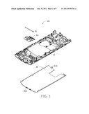 BATTERY COVER ASSEMBLY FOR PORTABLE ELECTRONIC DEVICES diagram and image