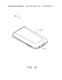 BATTERY COVER ASSEMBLY FOR PORTABLE ELECTRONIC DEVICE diagram and image