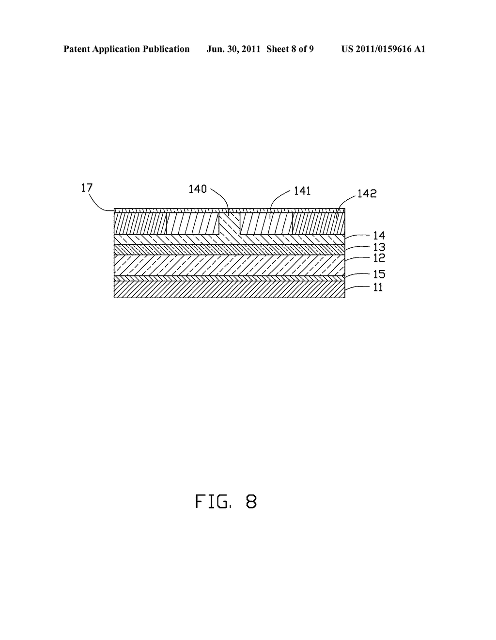 METHOD OF MANUFACTURING LIGHT EMITTING DIODE - diagram, schematic, and image 09