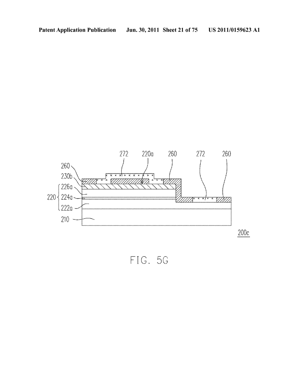 Method for Fabricating LED Chip Comprising Reduced Mask Count and Lift-Off     Processing - diagram, schematic, and image 22