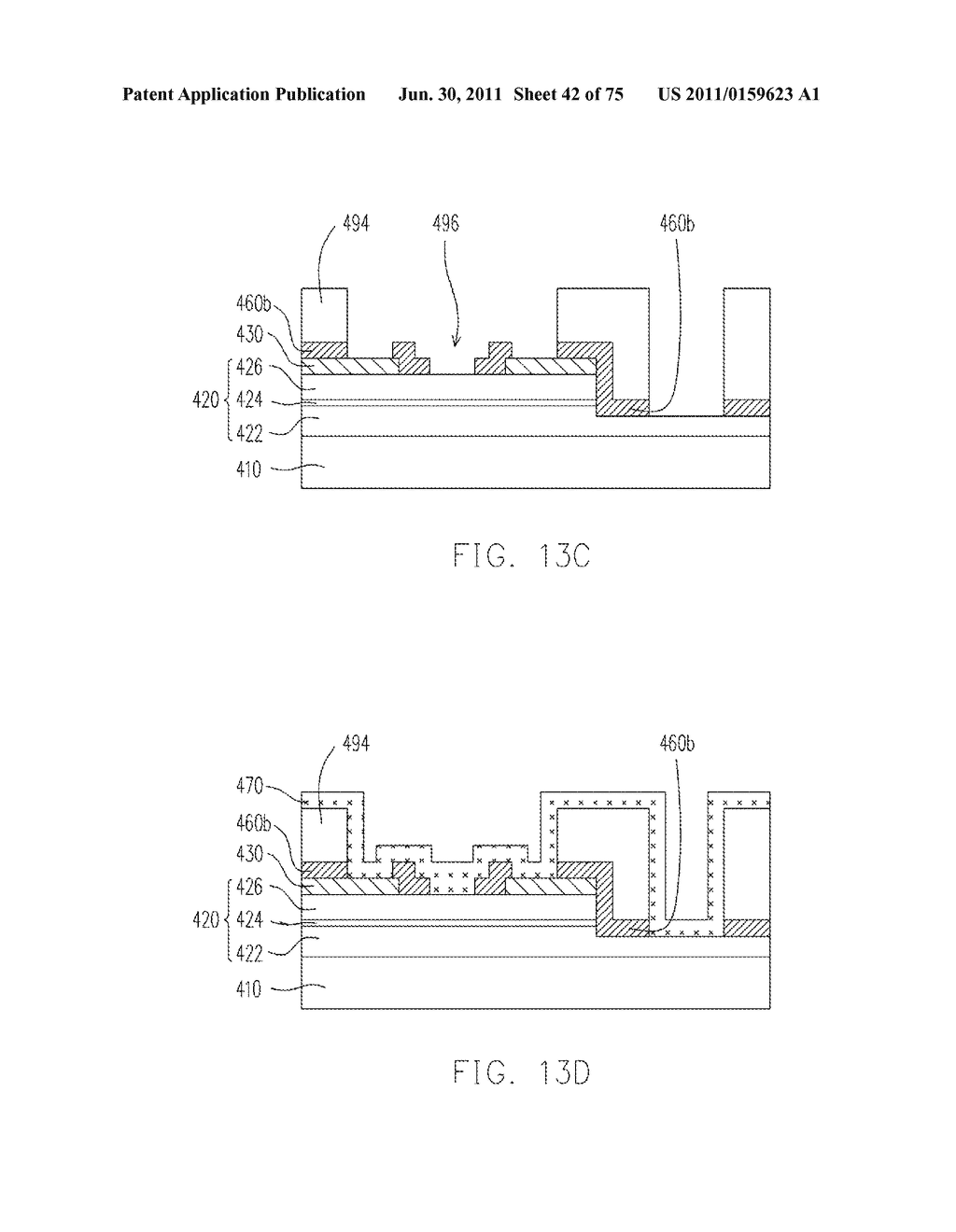 Method for Fabricating LED Chip Comprising Reduced Mask Count and Lift-Off     Processing - diagram, schematic, and image 43