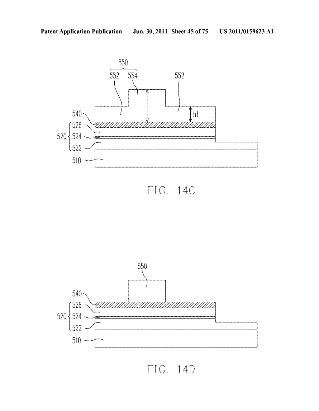 Method for Fabricating LED Chip Comprising Reduced Mask Count and Lift-Off     Processing - diagram, schematic, and image 46