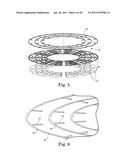 ABRASIVE ARTICLE WITH ARRAY OF GIMBALLED ABRASIVE MEMBERS AND METHOD OF     USE diagram and image