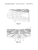 ABRASIVE ARTICLE WITH ARRAY OF GIMBALLED ABRASIVE MEMBERS AND METHOD OF     USE diagram and image