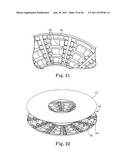ABRASIVE ARTICLE WITH ARRAY OF GIMBALLED ABRASIVE MEMBERS AND METHOD OF     USE diagram and image