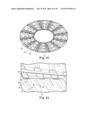 ABRASIVE ARTICLE WITH ARRAY OF GIMBALLED ABRASIVE MEMBERS AND METHOD OF     USE diagram and image