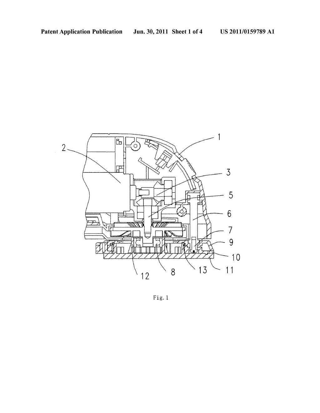 POWER SANDER HAVING A SANDING PLATE LOCKING MECHANISM - diagram, schematic, and image 02