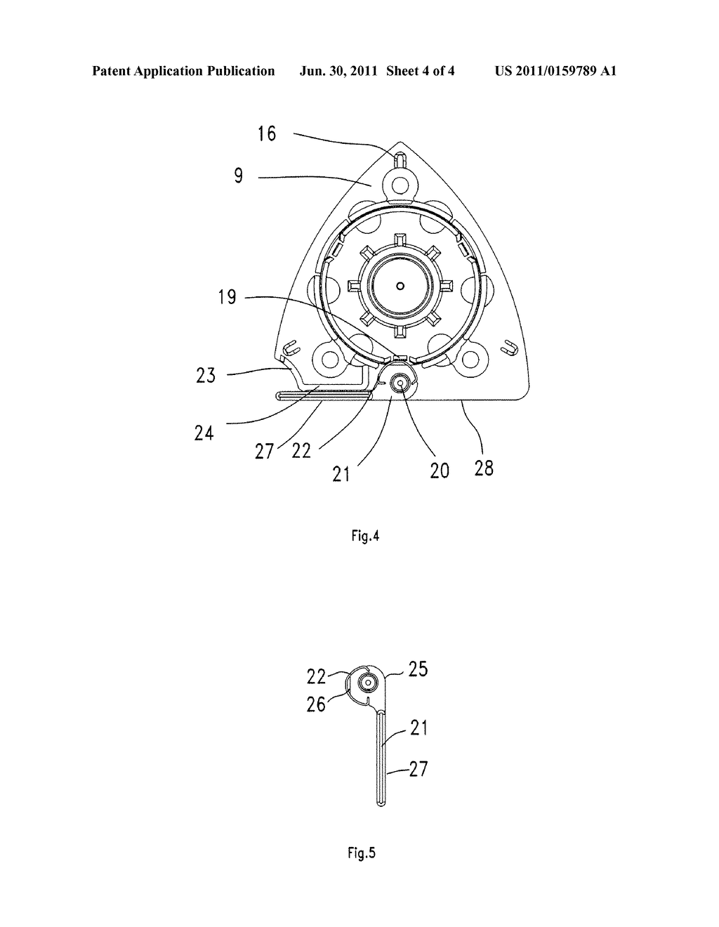 POWER SANDER HAVING A SANDING PLATE LOCKING MECHANISM - diagram, schematic, and image 05