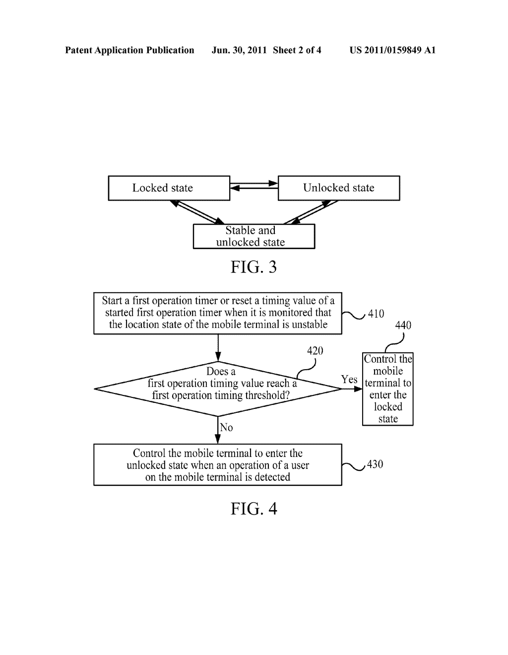 Method, Device, and Mobile Terminal for Controlling Locking and Unlocking - diagram, schematic, and image 03