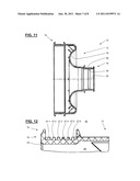 BOOT COMPRISING AN ATTACHMENT REGION WITH AT LEAST TWO CIRCUMFERENTIAL     OUTSIDE RIBS diagram and image