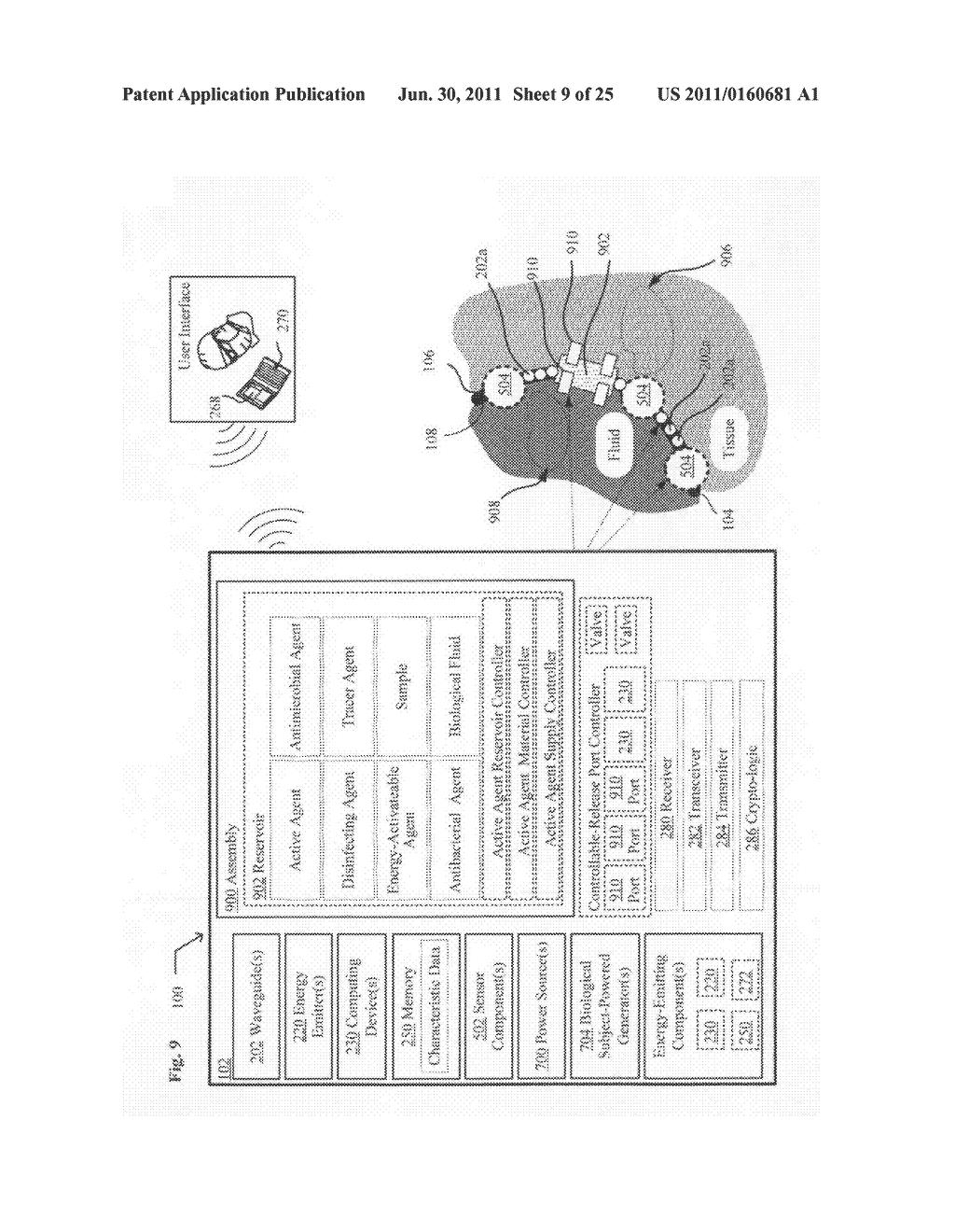 Systems, devices, and methods including catheters having light removable     coatings based on a sensed condition - diagram, schematic, and image 10