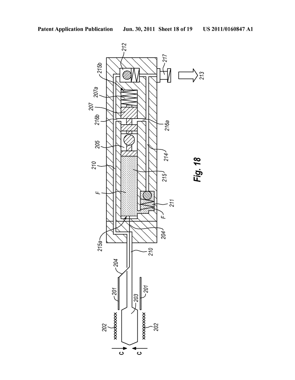 APPARATUS FOR DELIVERY AND DEPLOYMENT OF AN EXPANDABLE STENT WITHIN A     BLOOD VESSEL - diagram, schematic, and image 19