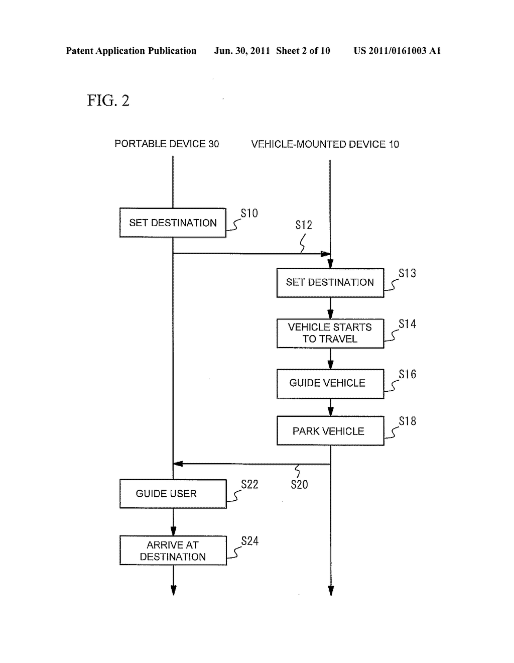 VEHICLE-MOUNTED DEVICE, NAVIGATION SYSTEM, AND CONTROL METHOD FOR     NAVIGATION SYSTEM - diagram, schematic, and image 03