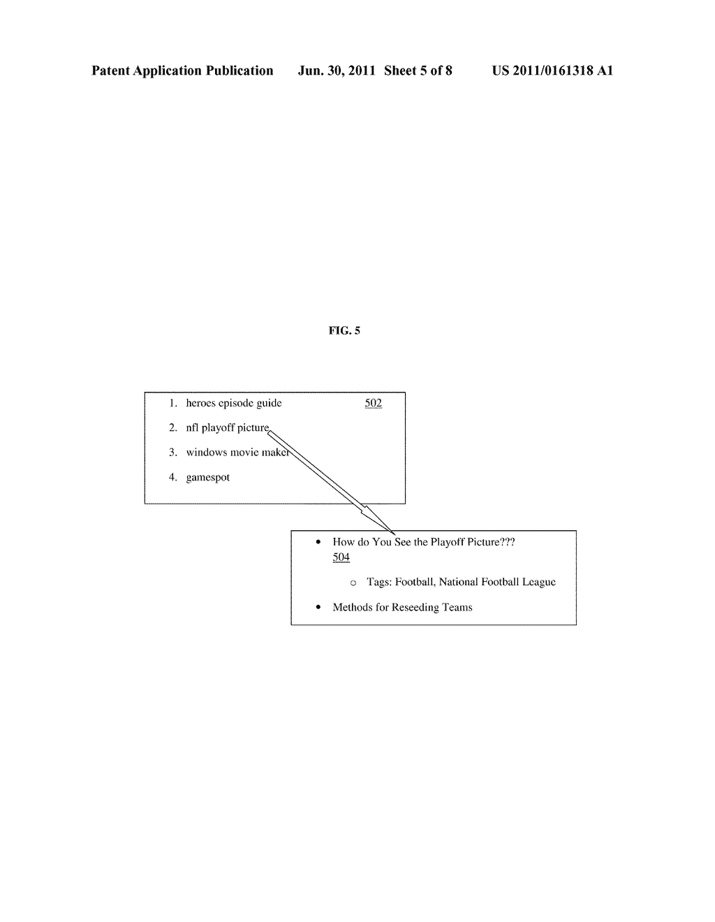 METHOD AND APPARATUS FOR ASSIGNING TAGS TO DIGITAL CONTENT - diagram, schematic, and image 06