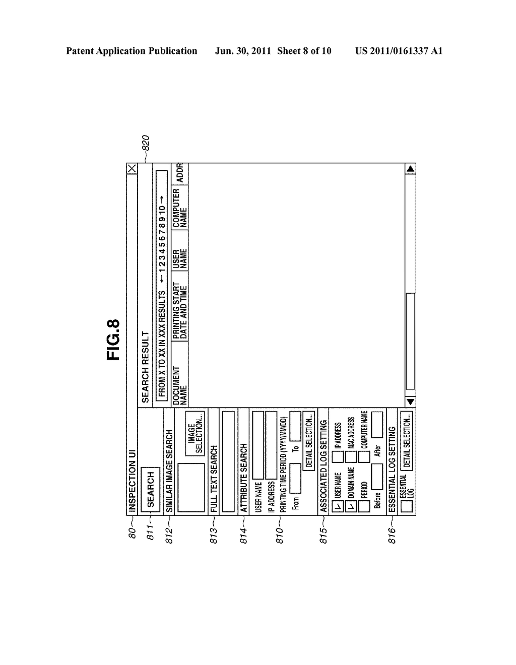 SERVER APPARATUS, METHOD OF INSPECTING LOGS FOR THE SAME, AND STORAGE     MEDIUM - diagram, schematic, and image 09