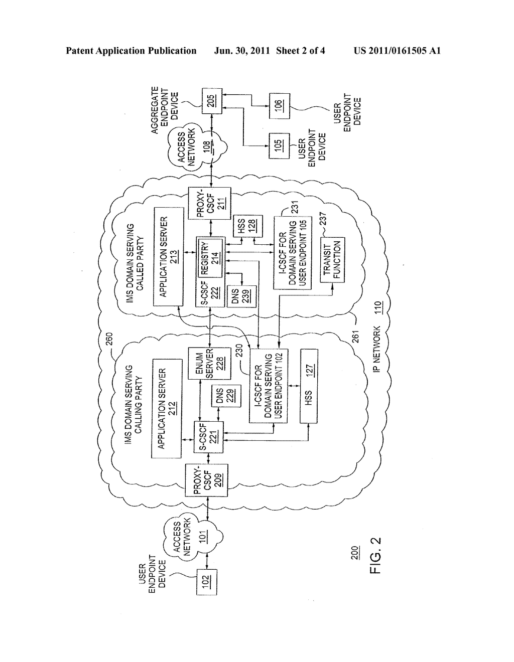 METHOD AND APPARATUS FOR PROCESSING A CALL TO AN AGGREGATE ENDPOINT DEVICE - diagram, schematic, and image 03