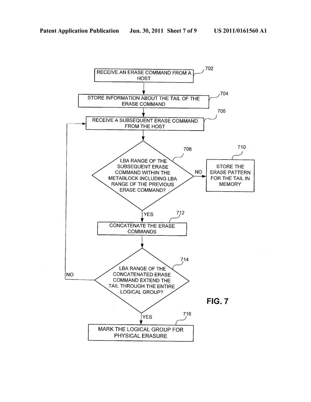 ERASE COMMAND CACHING TO IMPROVE ERASE PERFORMANCE ON FLASH MEMORY - diagram, schematic, and image 08