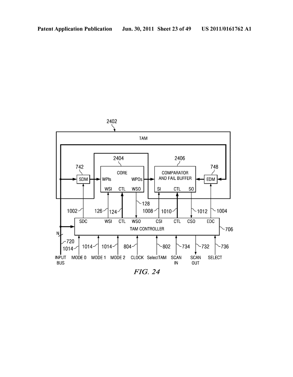 DOUBLE DATA RATE TEST INTERFACE AND ARCHITECTURE - diagram, schematic, and image 24