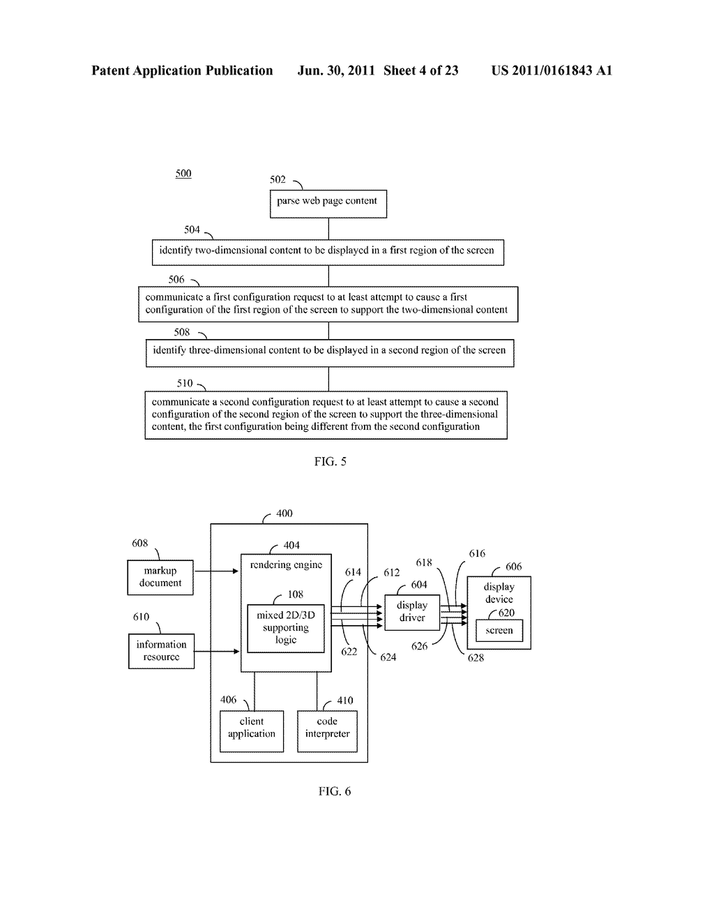 INTERNET BROWSER AND ASSOCIATED CONTENT DEFINITION SUPPORTING MIXED TWO     AND THREE DIMENSIONAL DISPLAYS - diagram, schematic, and image 05