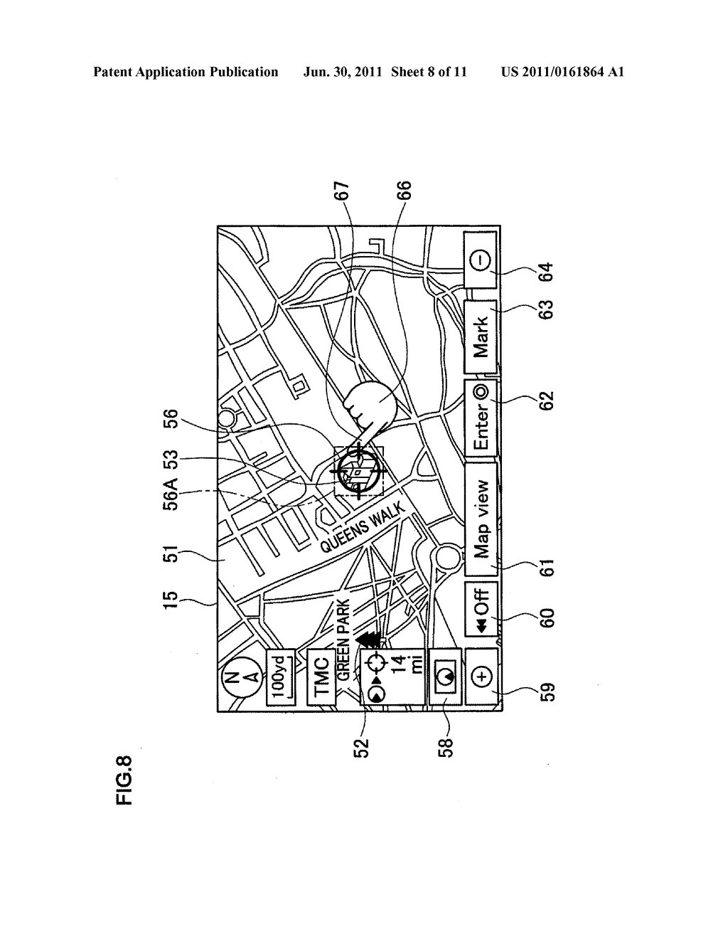 MAP DISPLAY SYSTEM, MAP DISPLAY METHOD, AND COMPUTER-READABLE STORAGE     MEDIUM - diagram, schematic, and image 09