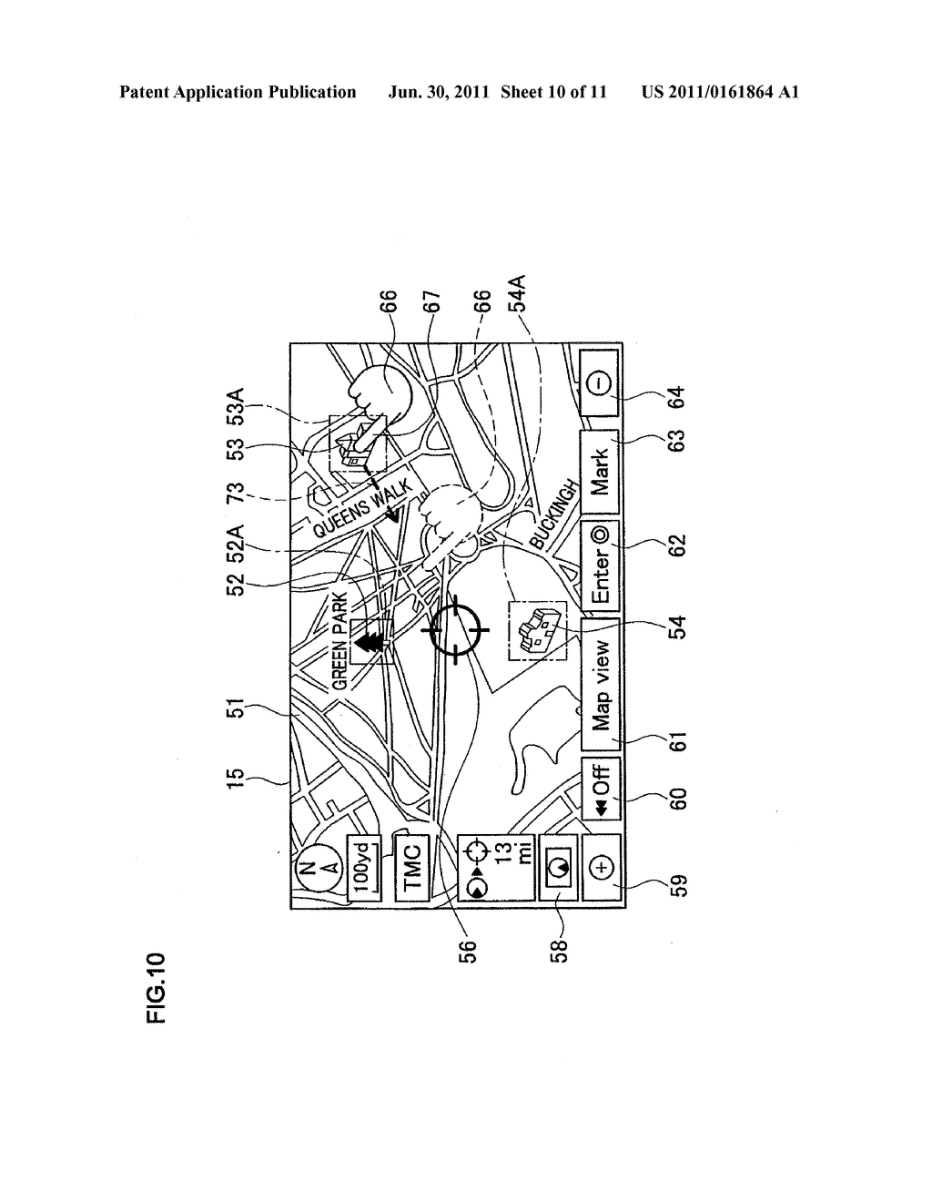 MAP DISPLAY SYSTEM, MAP DISPLAY METHOD, AND COMPUTER-READABLE STORAGE     MEDIUM - diagram, schematic, and image 11