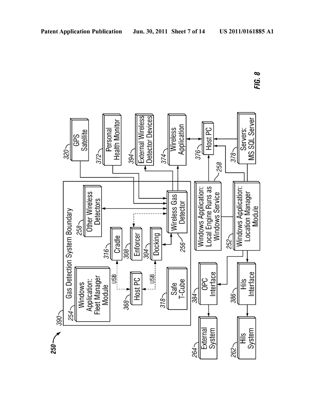 WIRELESS LOCATION-BASED SYSTEM AND METHOD FOR DETECTING HAZARDOUS AND     NON-HAZARDOUS CONDITIONS - diagram, schematic, and image 08